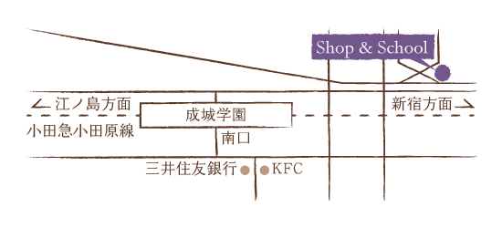 お店への地図